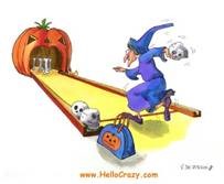 Costume Bowling Witch